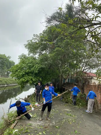 Đoàn Thanh niên Công ty ra quân hưởng ứng các hoạt động “Ngày Chủ nhật xanh”