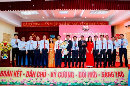Đài phát thanh và truyền hình Hà Nội đưa tin về Đại hội Đại biểu Đảng bộ Công ty TNHH một thành viên Đầu tư phát triển Thuỷ lợi Hà Nội lần thứ IV, nhiệm kỳ 2025 - 2030.